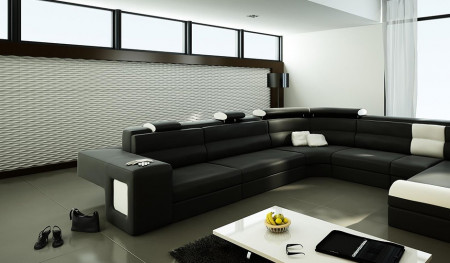 Гипсовая 3D панель ArtDeco Fiber