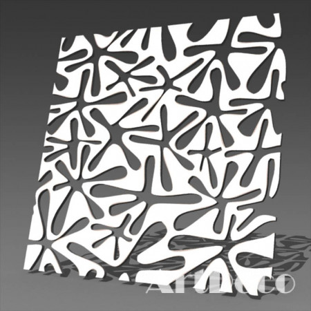 Резная 3D перегородка А27 Чернильные пятна