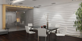 Гипсовая 3D панель ArtDeco Duna Horizontal